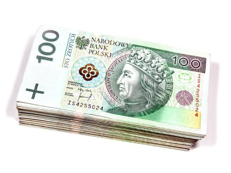 plik banknotów